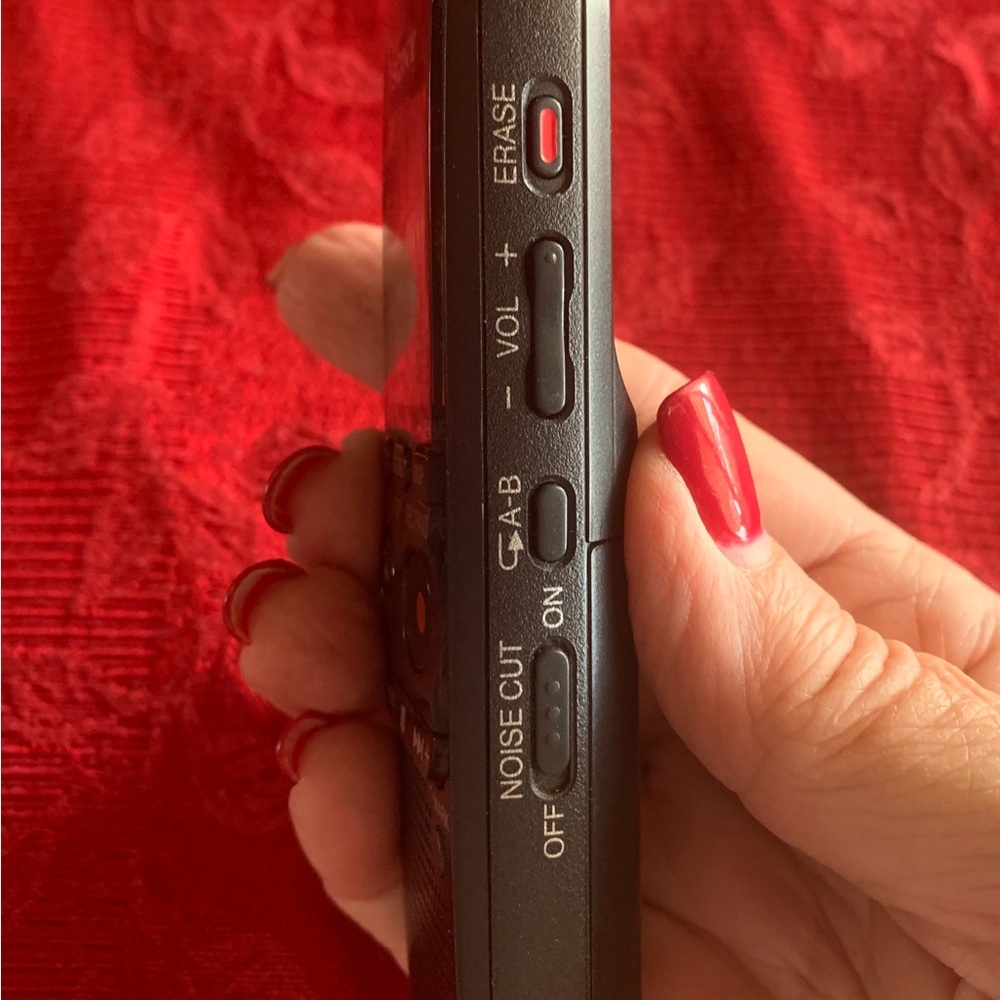 Sony Black Digital Voice Recorder with Az Cardinals Logo Case - Picture 6 of 12